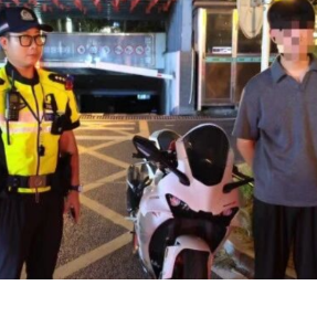 南岳交管:严查摩托车“炸街”违法行为 全力净化道路交通环境