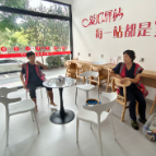 洪江爱心驿站 炎炎夏日为户外劳动者撑起“清凉港湾”