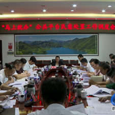 蓝山县召开“马上就办”公共平台民意处置工作调度会