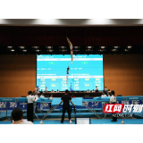 湖南省第十五届运动会青少年组蹦床比赛在桃江开赛