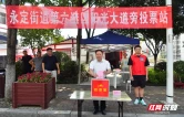 贺辉、陈澎参加永定区人大代表选举投票