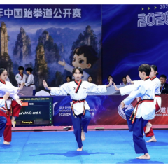 2026年中国跆拳道公开赛品势项目完赛 全球好手星城论道展武道风采
