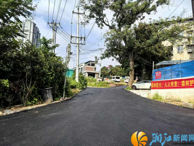 区校共建显实效，白鹤社区“白改黑”铺就“连心路”