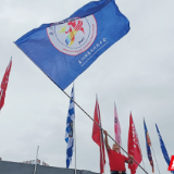 25小时跨越万里！美洲湖南永州同乡会会旗入驻永州市体育场应援湘超
