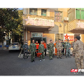安仁县灵官镇民兵应急排开展实战化应急演练