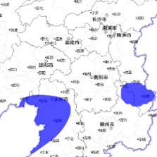 山洪灾害风险蓝色预警,郴州、株洲、邵阳、永州等地请注意防范