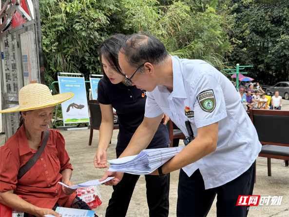 科普普法齐发力 调研赋能护生态——湖南张家界大鲵国家级自然保护区事务中心开展宣教调研进乡村活动
