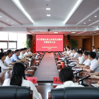 蒋君参加区委办公室机关党支部学习贯彻区第七次党代会精神专题党员大会