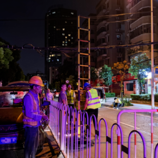 芙蓉夜巡·守护平安④丨暑气蒸腾夜未央，夜巡排查守街坊