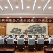 刘中杰主持召开衡钢配套产业园建设工作调度会