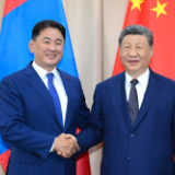 习近平会见蒙古国总统呼日勒苏赫