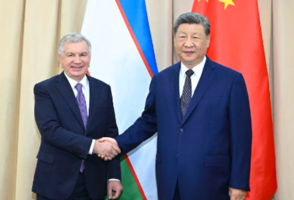 视频丨习近平会见乌兹别克斯坦总统米尔济约耶夫