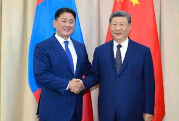 视频丨习近平会见蒙古国总统呼日勒苏赫
