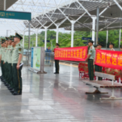 株洲西站暖心护航退伍老兵返乡路