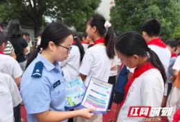 洪江市托口镇：安全宣传进校园