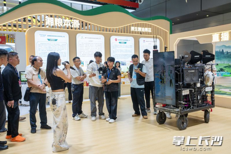 长沙馆创新开启“线下实体参展、线上云端热销、双线联动赋能”展销新模式，让星城优质粮油产品突破地域壁垒，走进全国千家万户。
