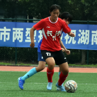 第十五届省运会青少年组U15女足比赛：长沙队9比1郴州队