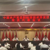 中国共产党岳阳经济技术开发区党员代表会议召开