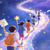 北斗“童”行·小学组丨天空中最亮的“星”