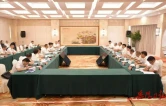 谢卫江与中南大学党委书记安实一行座谈