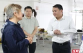 雁峰区领导督导鞋服箱包企业消防安全隐患整改工作