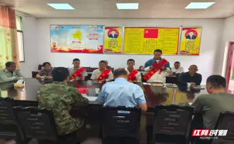 安仁县金紫仙镇举行新兵欢送仪式