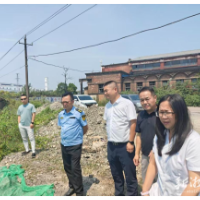 湘潭市生态环境局现场督办 压滤渣已全部清理完毕