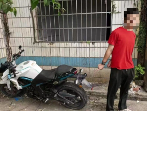 人赃并获，石鼓公安19小时速破盗车案