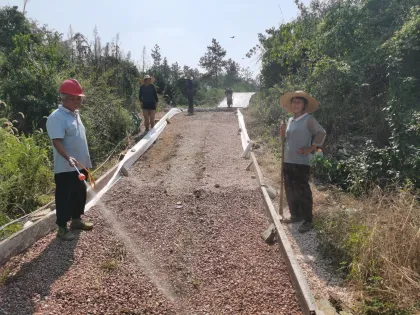慈利县苗市镇东洋渡村：共商共建聚合力 铺路兴产惠民生