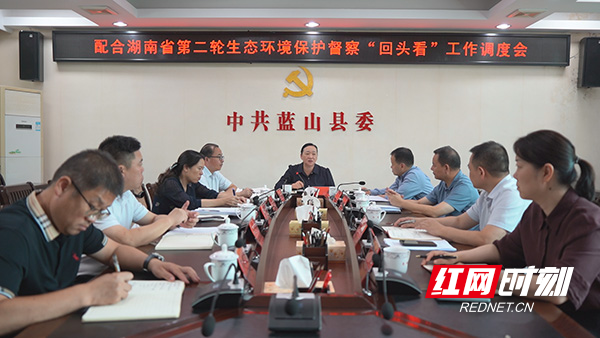 我县召开配合第二轮省生态环境保护督察“回头看”工作调度会.jpg