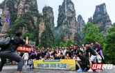张家界国家森林公园日均接待游客3万人次 错峰游催热“小旺季”