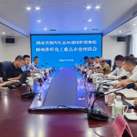 省第四生态环境保护督察组在郴州召开涉重涉化工重点企业座谈会