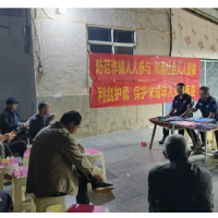 一场屋场会 办成多件事