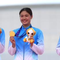 亚运会丨现代五项女子团体夺冠 中国代表团收获首金