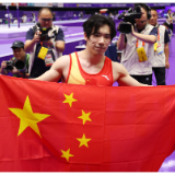 张博恒卫冕亚运会男子全能 冈慎之助:与他较量让我燃起强烈斗志