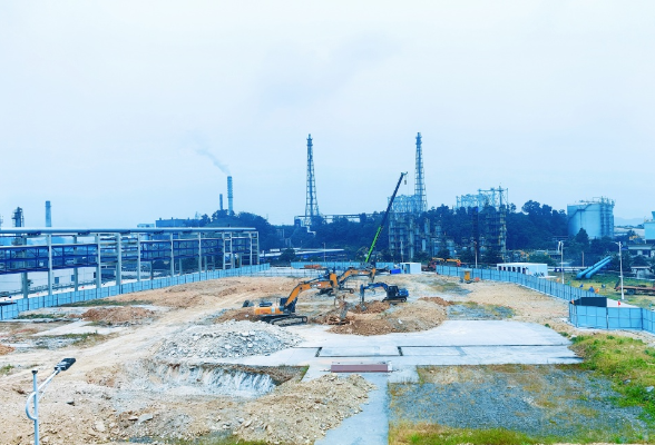 湖南石化120万吨/年航煤加氢装置开工建设