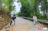 桑植县机关事务服务中心：整治人居环境 弘扬文明新风