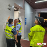 莲花路产养护管理所联合高速交警开展双节前安全大检查