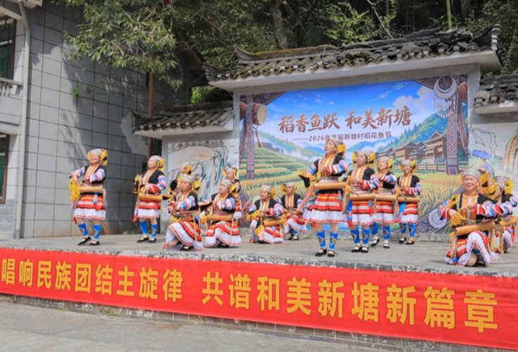 双节同庆·福游怀化丨稻田变“赛场” 泥香伴鱼跃 通道新塘村举办稻花鱼节共庆丰收喜悦