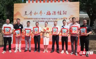 桂阳和平豆腐文化节暨品牌推介会举办