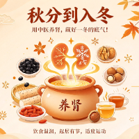 健康科普 | 秋分到入冬:用中医养肾,藏好一冬的底气
