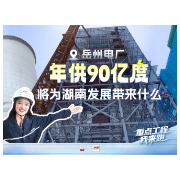 重点工程我来跑②丨年发电90亿度 岳州电厂为何是不可或缺的“调节器”