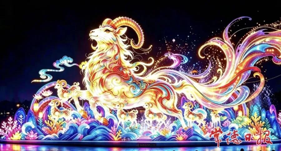 万灯启 神兽临 常野夜游耀国庆