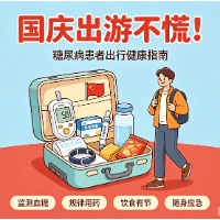 健康科普 | 国庆出游不慌！糖尿病患者出行健康指南