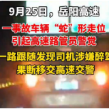 深夜追踪十余公里！岳阳高速员工果断处置醉驾险情获交警感谢信