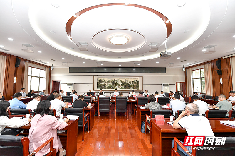 贺辉主持召开张家界市“六张网”工作专题调度会