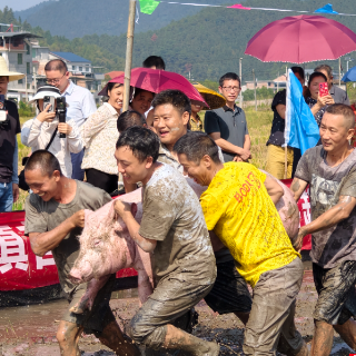 炎陵县十都镇举办“喜迎国庆践初心乐享农耕聚民心”主题活动