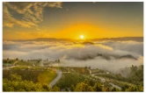 组图丨嵩云山绝美云海日出，湖南版千里江山图！