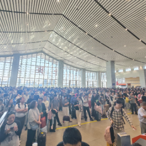 国庆假期衡阳东站发送24.7万人次,同比增长14%