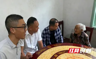 桂东县寨前镇：百岁寿宴上门贺